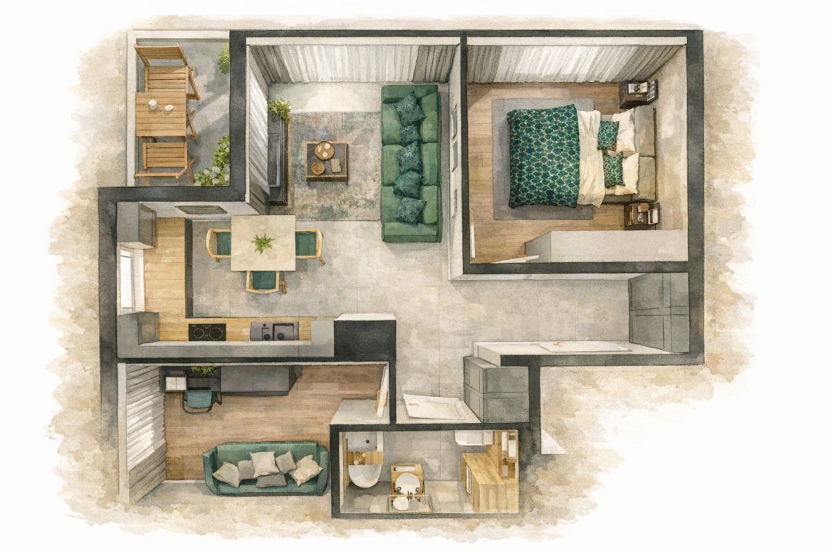 Kompaktowe 47 m?Na Raty, Przy lesie