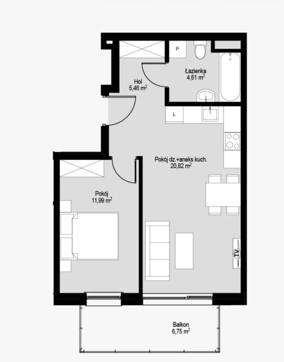 Do odbioru za kilka miesięcy! Najtańsze 2 pokoje! - ujecie 6